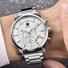 Benyar BY-5104 Exclusive Chronograph Edition Men Watch ( Stainless Steal )