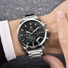 Benyar BY-5104 Exclusive Chronograph Edition Men Watch ( Stainless Steal )