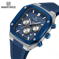 Naviforce NF 8037 Square Chronograph Edition Men Watch With Official Warranty