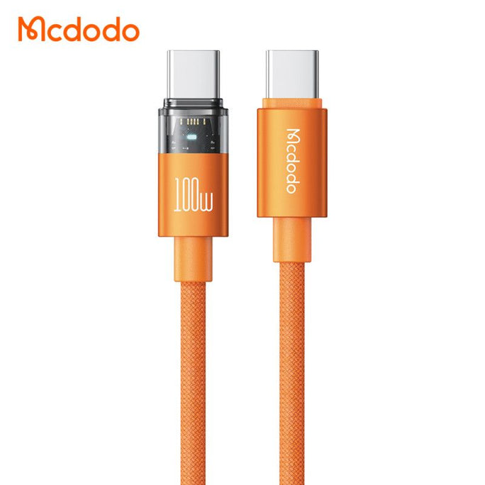 Mcdodo Cab Luma 100W USB-C to USB-C Charging Cable with LED 1.2m
