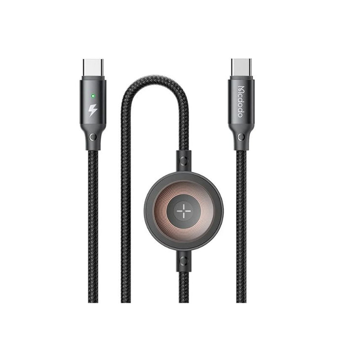Mcdodo 60W USB-C to USB-C Cable with Apple Watch Wireless Charger - CA-2580 – (1.5m)