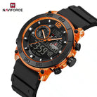 Naviforce NF 6104 Tactical Dual Men Watch With Official Warranty