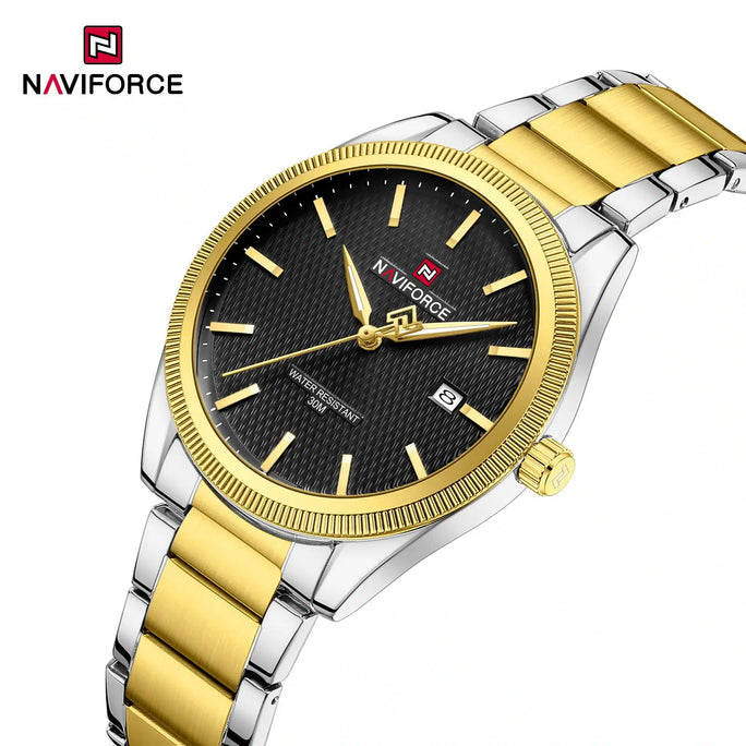 Naviforce NF 9276S Classic Date Men Watch With Official Warranty