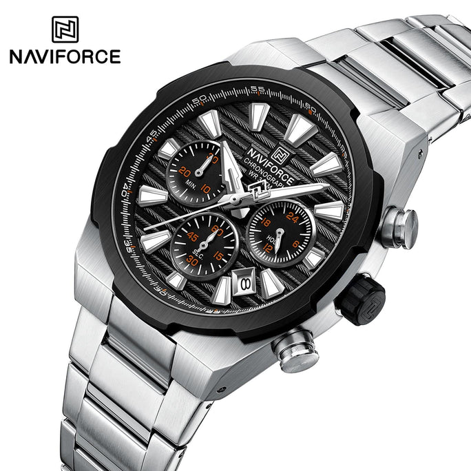 Naviforce NF 8081 Executive Chrono Men Watch With Official Warranty