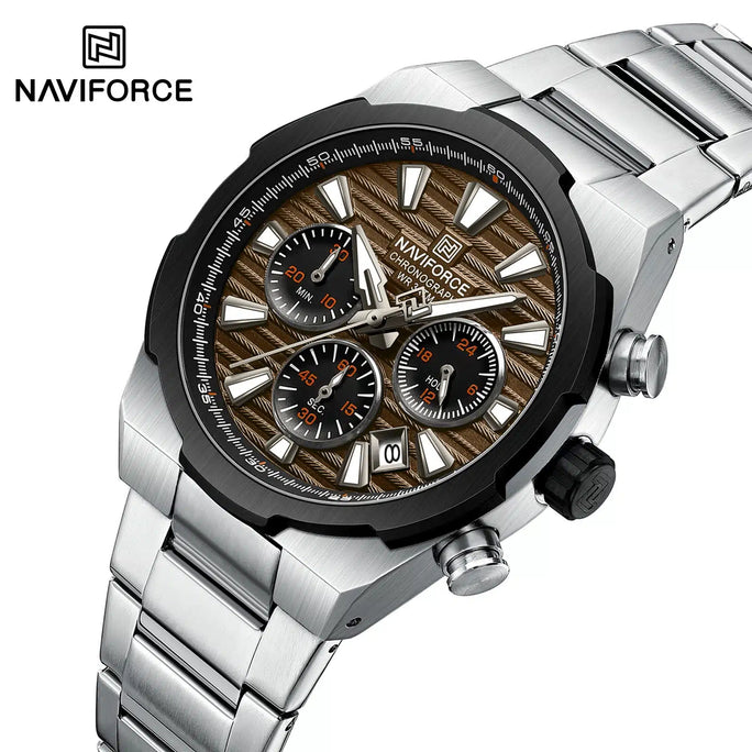 Naviforce NF 8081 Executive Chrono Men Watch With Official Warranty