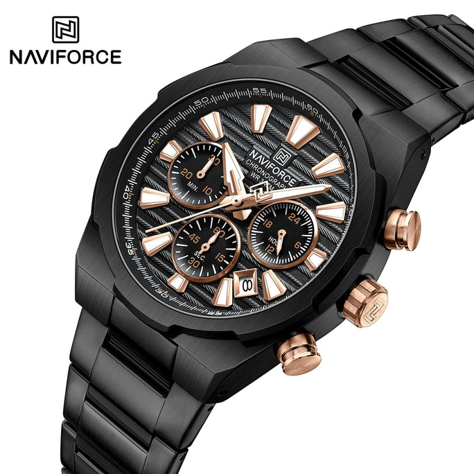 Naviforce NF 8081 Executive Chrono Men Watch With Official Warranty