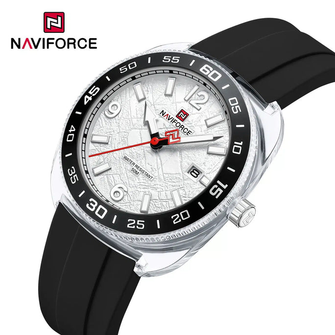 Naviforce NF 7132 Textured Dial Sport Men Watch With Official Warranty