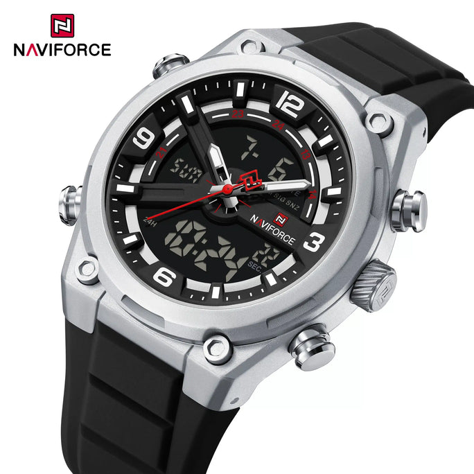 Naviforce NF 9265 Dual Master Men Watch With Official Warranty