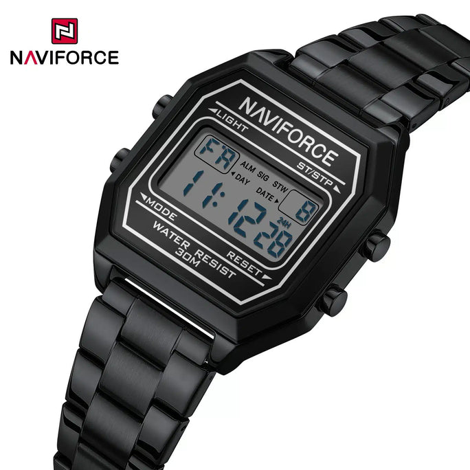 Naviforce NF5063 Retro Digital Lady Women's Watch With Official Warranty