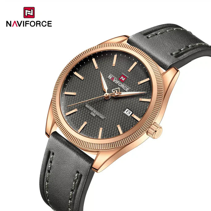 Naviforce NF 9276L Formal Leather Men Watch With Official Warranty