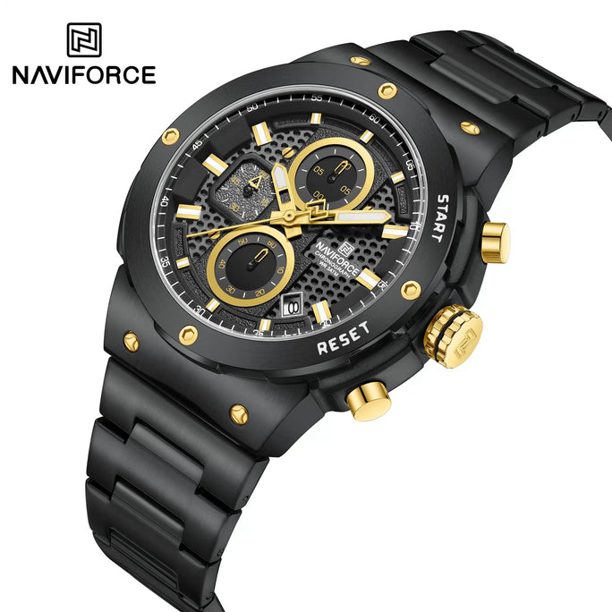 Naviforce NF 8072 ChronoMax Men Watch With Official Warranty