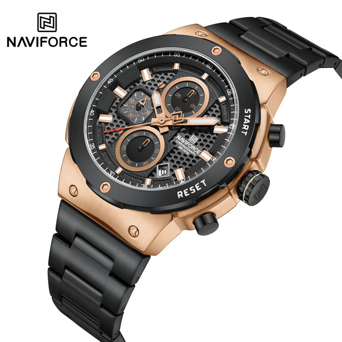 Naviforce NF 8072 ChronoMax Men Watch With Official Warranty