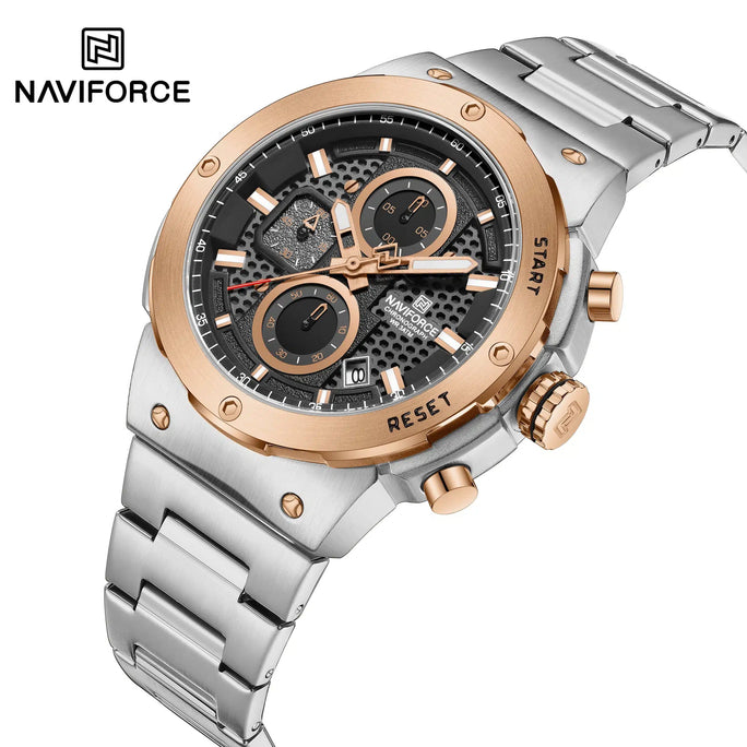 Naviforce NF 8072 ChronoMax Men Watch With Official Warranty