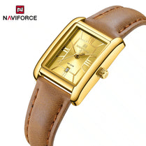 Naviforce NF 5074 Signature Square Women Watch With Official Warranty