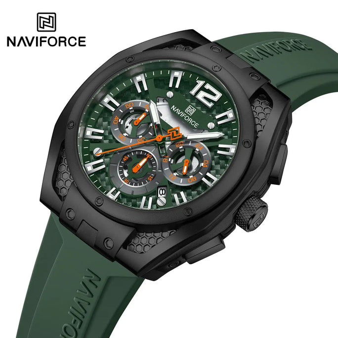 Naviforce NF 8063 Edge Chronograph Men Watch With Official Warranty