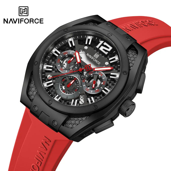 Naviforce NF 8063 Edge Chronograph Men Watch With Official Warranty