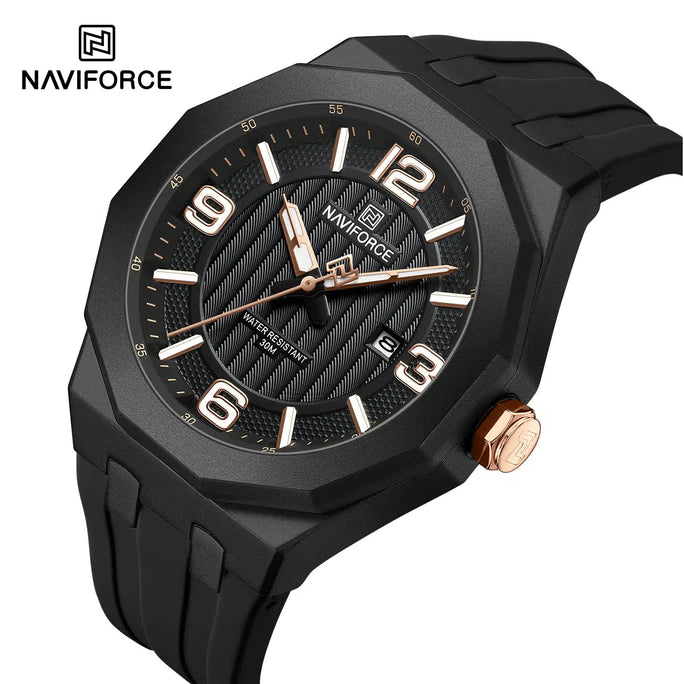Naviforce NF 8079 LumiDate Edition Men Watch With Official Warranty