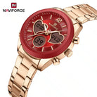Naviforce NF5045 Elegant Heart Women's Stainless Steel Analog Watch With Official Warranty