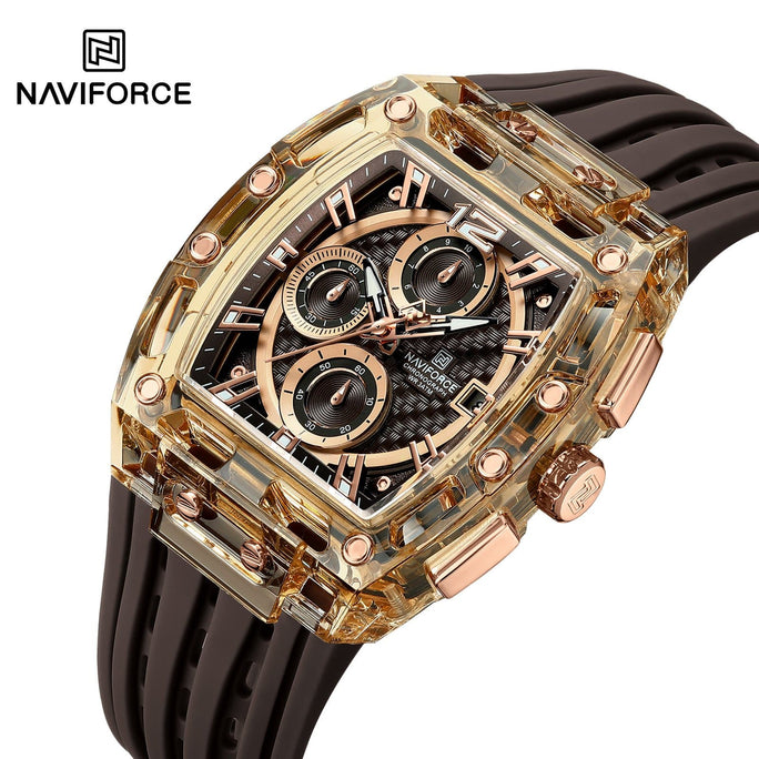 Naviforce NF 7105 ChronoTrek Men Watch With Official Warranty