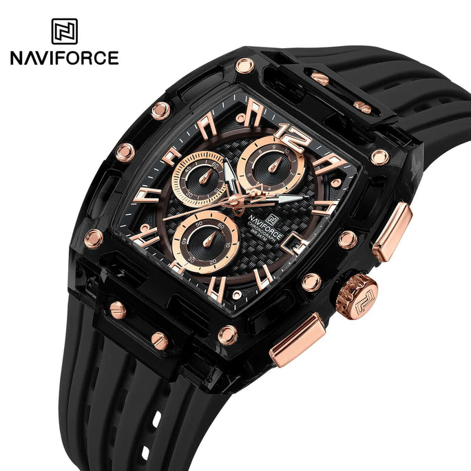 Naviforce NF 7105 ChronoTrek Men Watch With Official Warranty