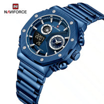 Naviforce NF 9216S Dual Time Edition Men Watch With Official Warranty