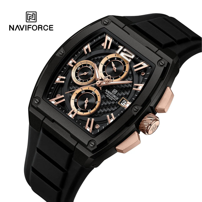 Naviforce NF 8050 Square Force Men Watch With Official Warranty