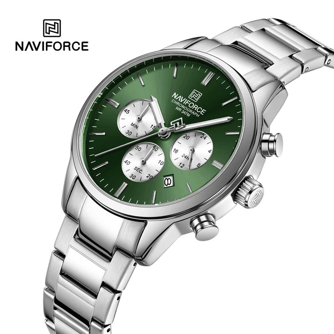 Naviforce NF 8076 Executive Chrono Men Watch With Official Warranty