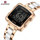 Naviforce NF5057 Square Style Digital Women's Watch With Official Warranty