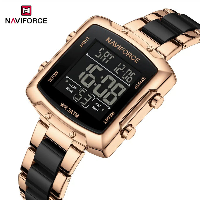 Naviforce NF5057 Square Style Digital Women's Watch With Official Warranty