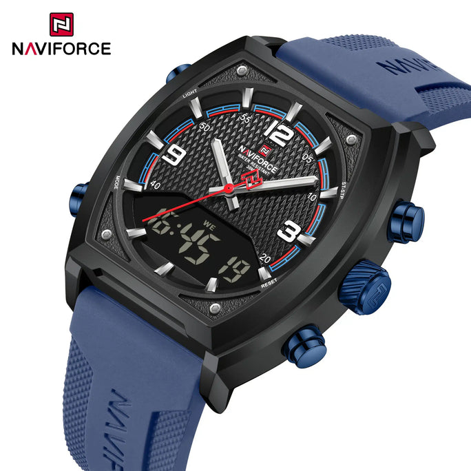 Naviforce NF 9242 Dual Master Men Watch With Official Warranty