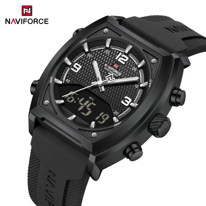 Naviforce NF 9242 Dual Master Men Watch With Official Warranty