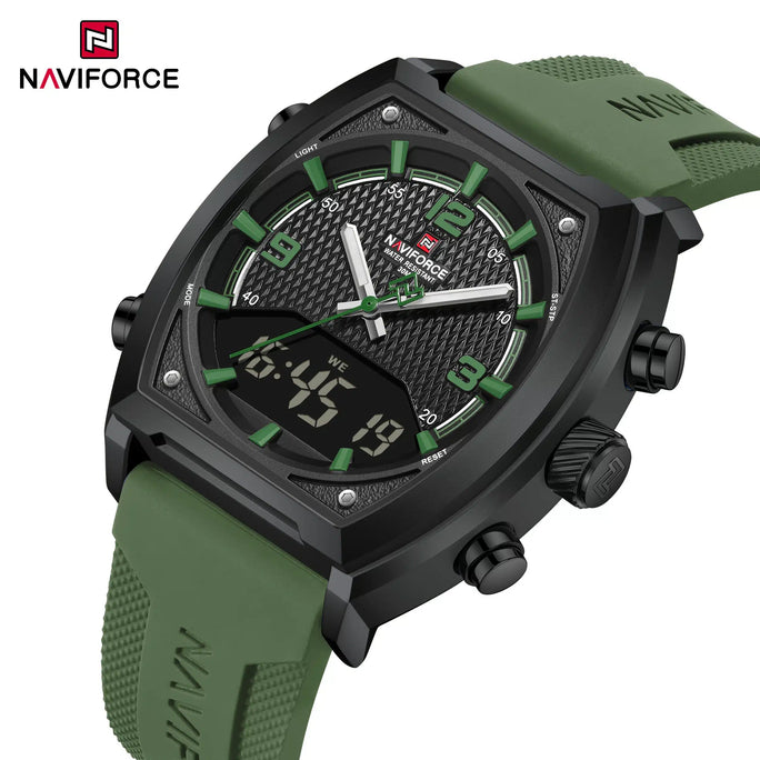 Naviforce NF 9242 Dual Master Men Watch With Official Warranty