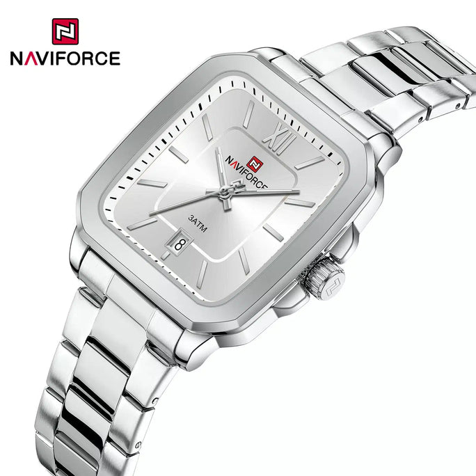 Naviforce NF 9239 Sleek Square Men Watch With Official Warranty