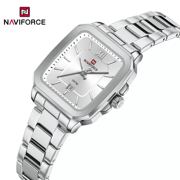 Naviforce NF9239 Sleek Square Women's Analog Watch With Official Warranty