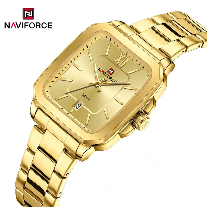 Naviforce NF 9239 Sleek Square Men Watch With Official Warranty