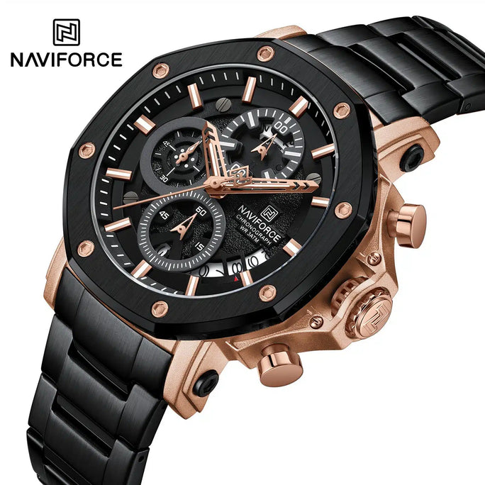 Naviforce ChronoPro NF 8065 Men Watch With Official Warranty