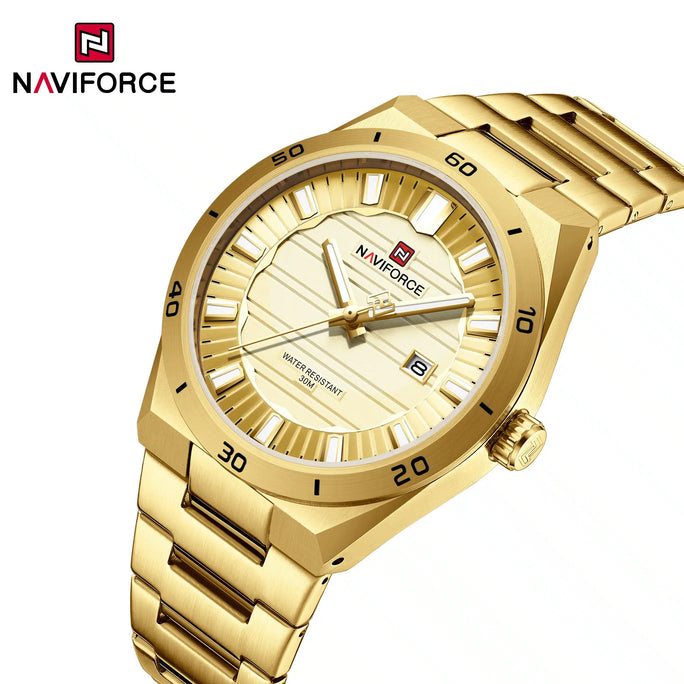 Naviforce NF 9268 Royal Date Men Watch With Official Warranty