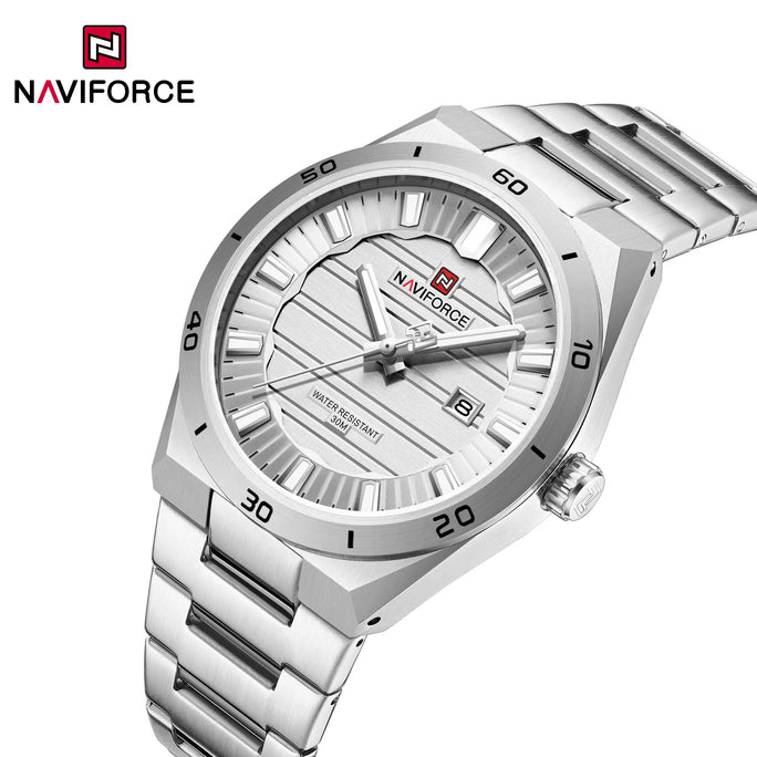 Naviforce NF 9268 Royal Date Men Watch With Official Warranty