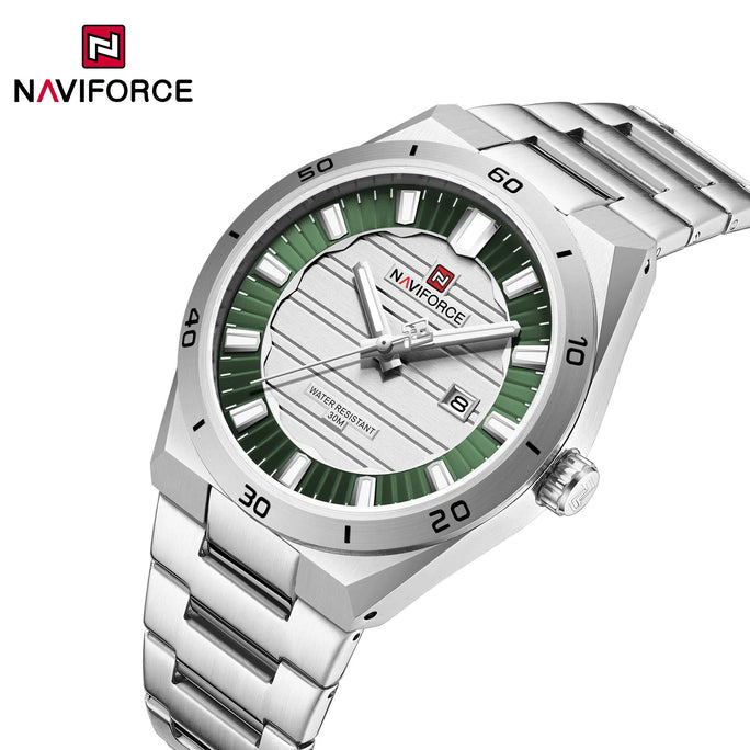 Naviforce NF 9268 Royal Date Men Watch With Official Warranty