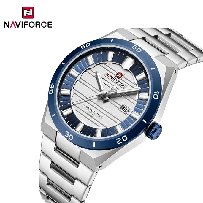 Naviforce NF 9268 Royal Date Men Watch With Official Warranty