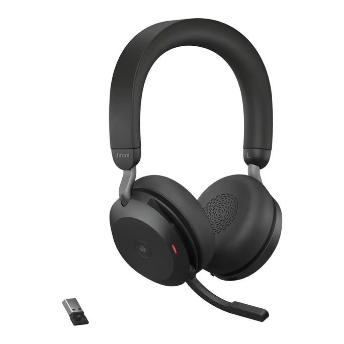 Jabra Evolve2 75 MS USB-A Bluetooth Adapter Stereo Wireless Headphone