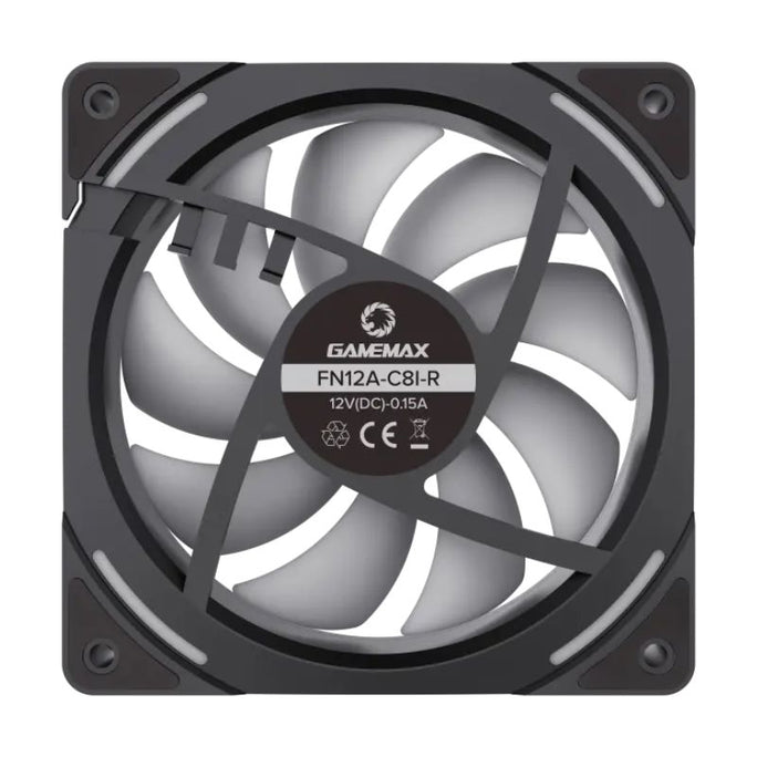 GameMax FN12A-C8I-R/RW Reverse 120mm ARGB Fan