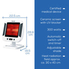 Beurer IL 60 Infrared Heat Radiator With Official Warranty