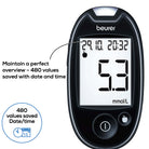 Beurer GL 44 Blood Glucose Monitor Black mg/dL