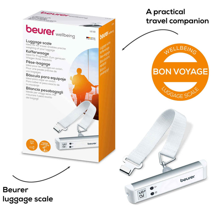 Beurer LS 10 Luggage Scale With Official Warranty