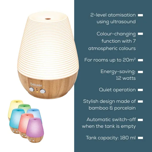 Beurer LA 45 Ceramic & Wood Aroma Diffuser