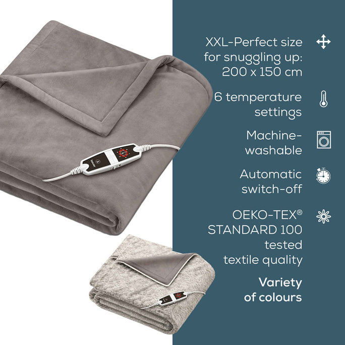 Beurer HD 150 Cosy Taupe Heated Overblanket