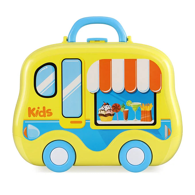 Cooking Chef Kitchen Pretend Play Set Briefcase - Yellow