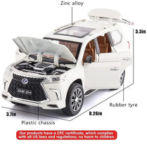 Lexus LX 570 SUV 1:24 Die-Cast Model Car with Light, Sound & Opening Doors
