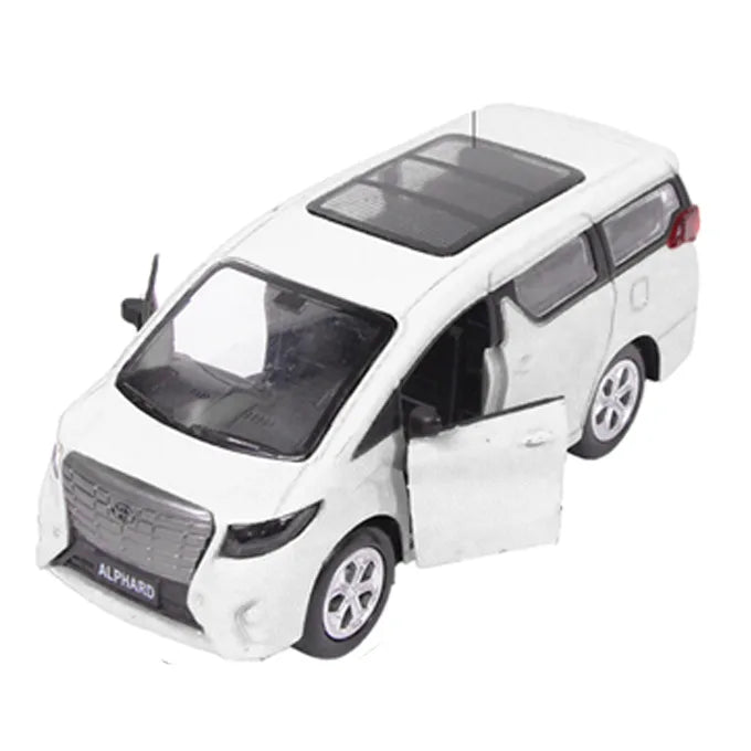 Toyota Alphard V6 1:43 Die-Cast Model Car with Light, Music, Pull Back & Opening Doors